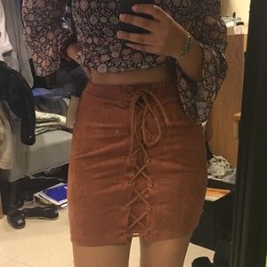 NWT Lacy Mini Skirt